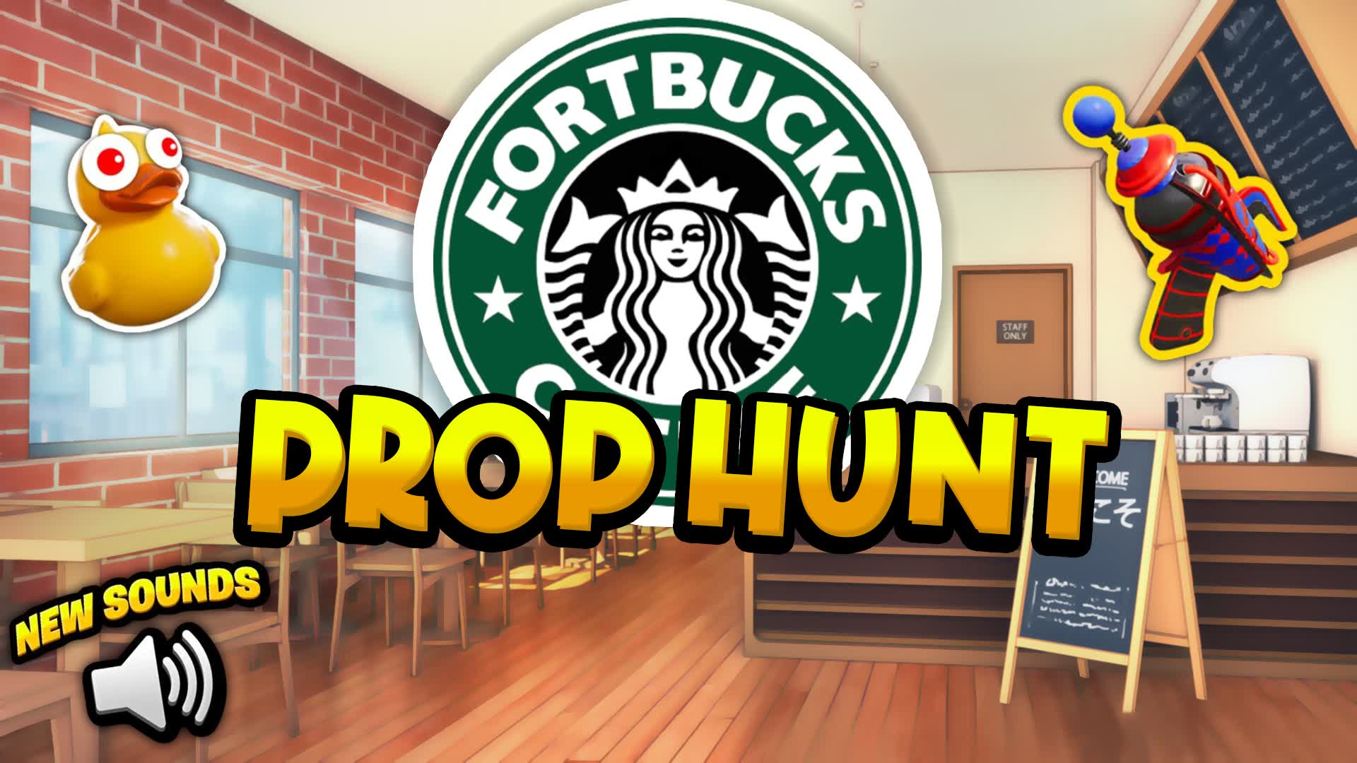 FORTBUCKS PROP HUNT☕ — Fortnite Creative map