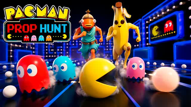 PacMan Prop Hunt — Fortnite Creative map