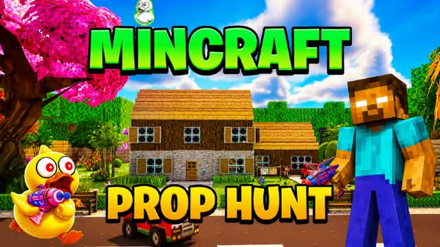 MINCRAFT - PROP HUNT ⭐ — Fortnite Creative map cover art