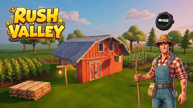 Rush Valley — Fortnite Creative map