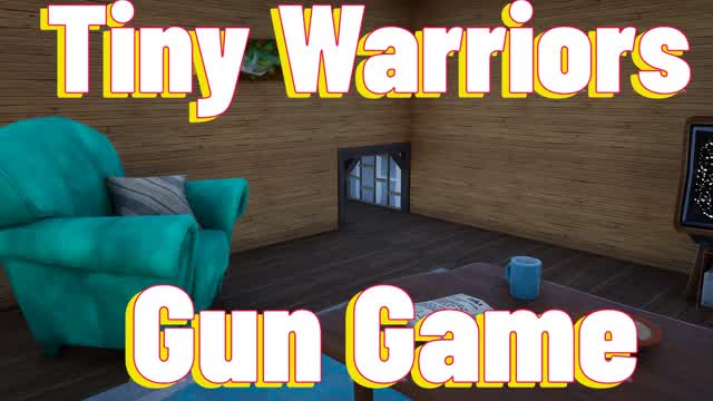 Tiny Warriors 🔫 Gun Game — Fortnite Creative map cover art