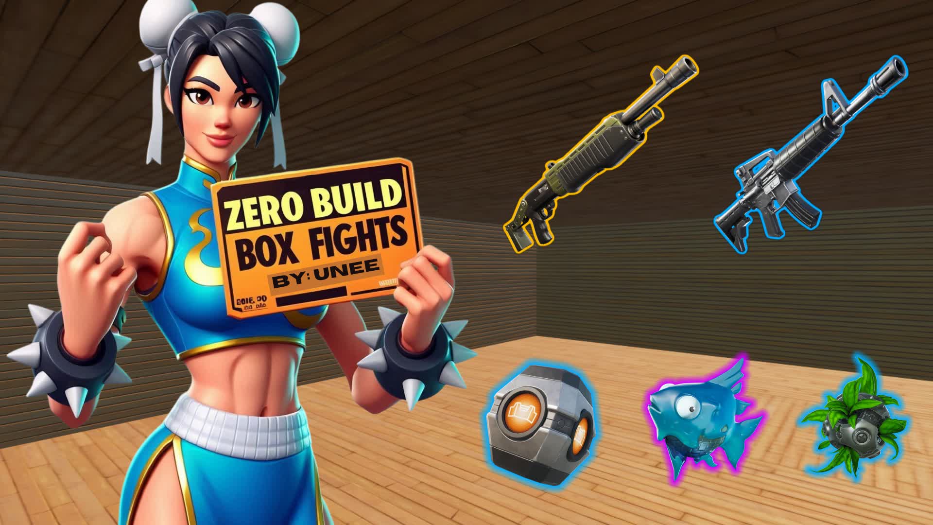 Zero Build Box Fights [UNEE] — Fortnite Creative map