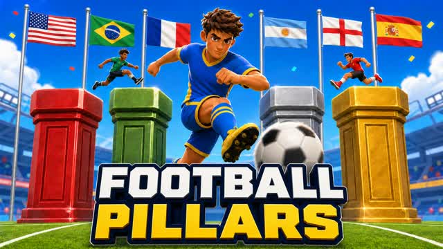 FOOTBALL PILLARS — Fortnite Creative map