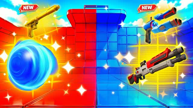 🔴🔵RED VS BLUE: INFINITE combat — Fortnite Creative map