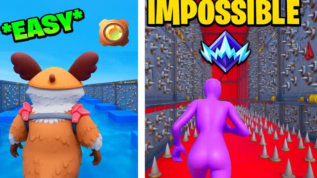 Ranked Parkour  6 Levels — Fortnite Creative map cover art