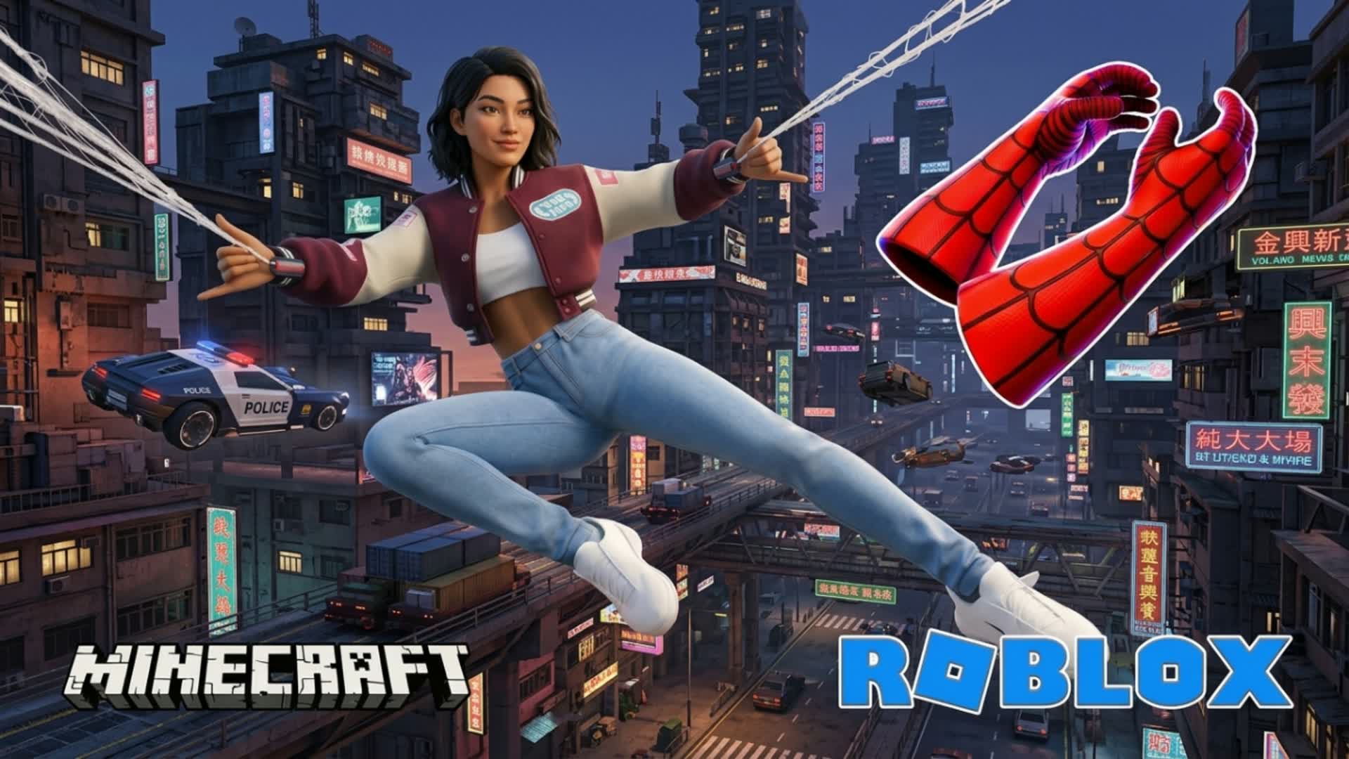 SPIDERS SHOCK RED VS BLUE RVB 🚗 — Fortnite Creative map