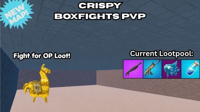 crispy box fights pvp — Fortnite Creative map cover art
