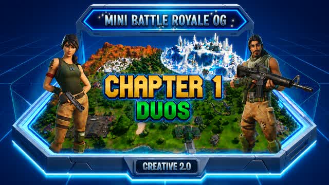 MINI BATTLE ROYALE CH1 OG DUOS — Fortnite Creative map