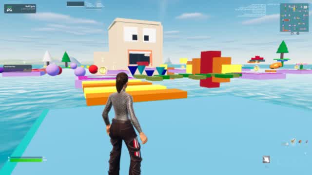 ماب باركور 50 مرحلة — Fortnite Creative map cover art