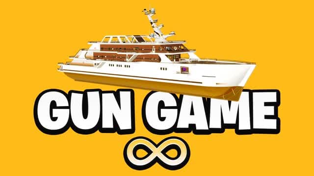 Infinite Gun Game Yacht 🔫 — Fortnite Creative map cover art