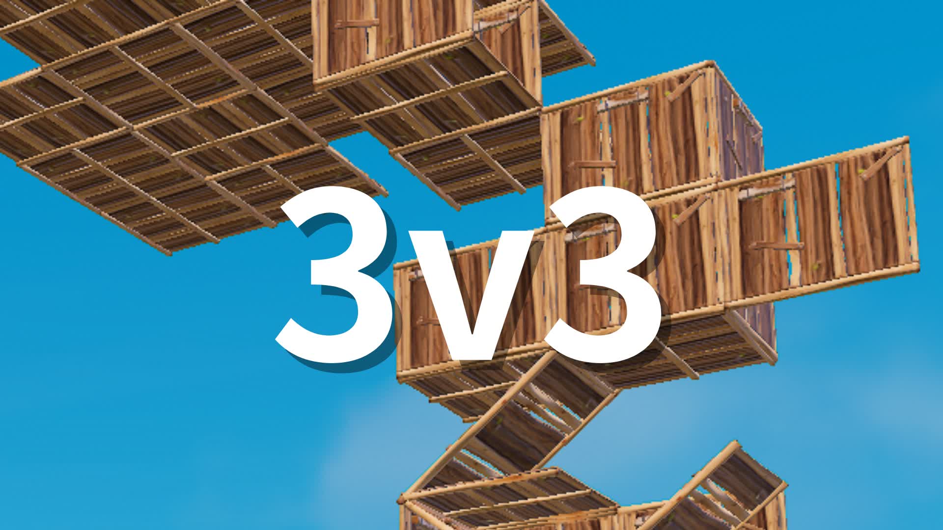 3v3のシンプルなタイマン場（ランダムアイテムでラウンド100です） — Fortnite Creative map