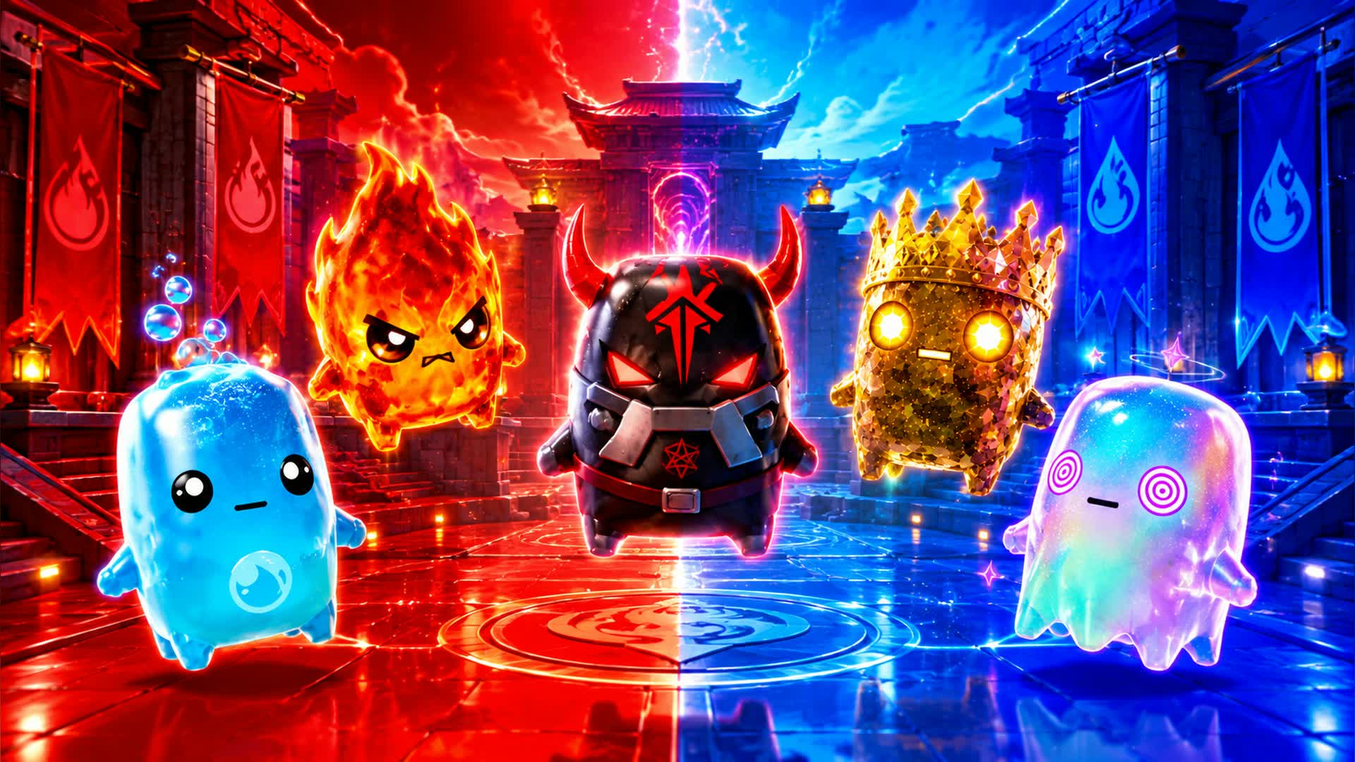 RED VS BLUE COMBATLINE 🔴🔵 — Fortnite Creative map