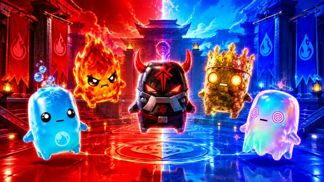 RED VS BLUE COMBATLINE 🔴🔵 — Fortnite Creative map cover art