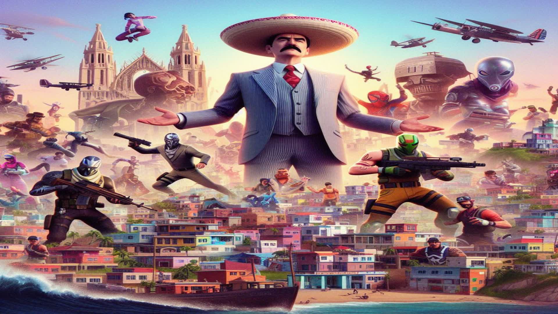 🌵TIJUANA ZONE WARS🌵 — Fortnite Creative map