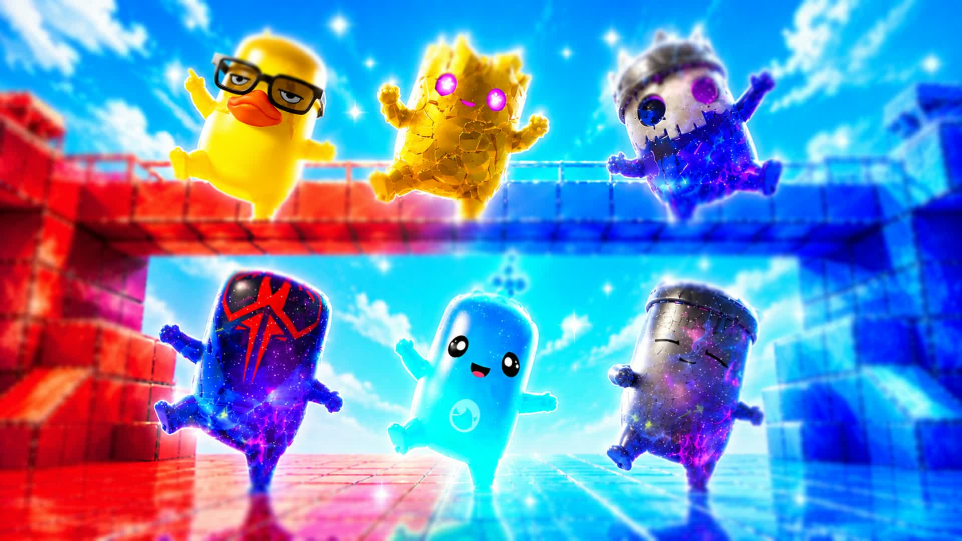 UNDERDOG NUKES RED VS BLUE 🔴🔵 — Fortnite Creative map