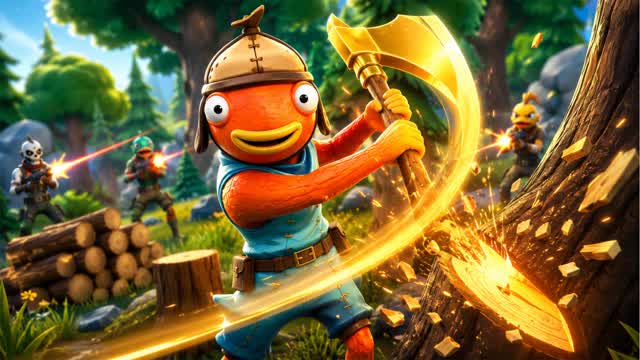 🪓 LUMBER TYCOON:INFINITY 🌲 — Fortnite Creative map cover art