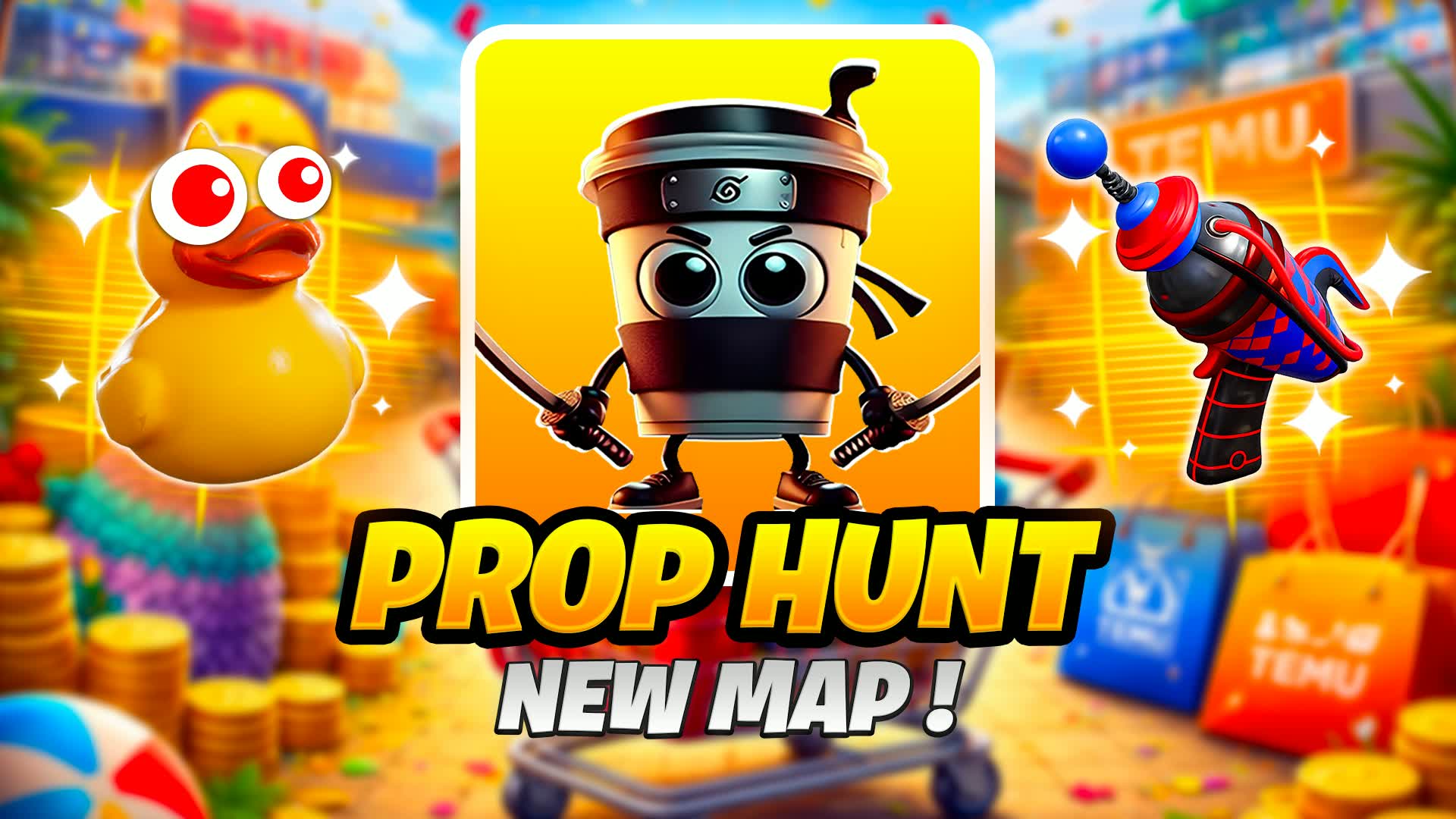 BRAINROT PROP HUNT 🏙️ INC — Fortnite Creative map