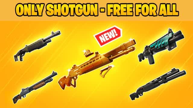ONLY SHOTGUN - FREE FOR ALL — Fortnite Creative map