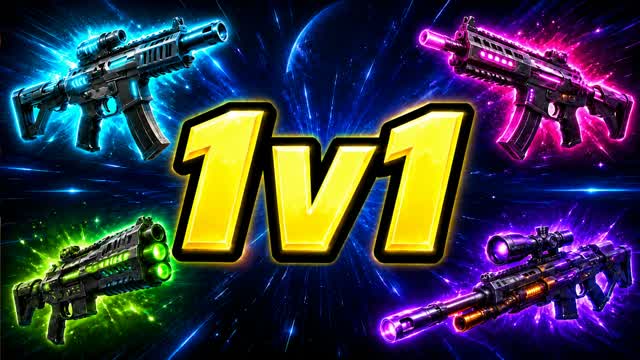 1V1 ALL GUNS [NAMES OFF] — Fortnite Creative map