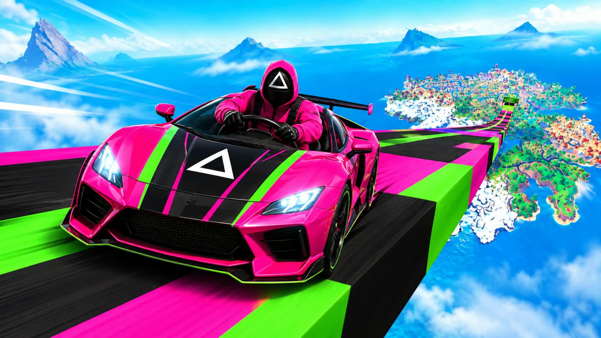 CAR GAMES ROAD — Fortnite Creative map