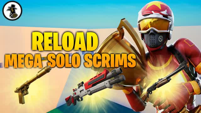 MEGA SCRIMS SOLO RELOAD P7 — Fortnite Creative map cover art