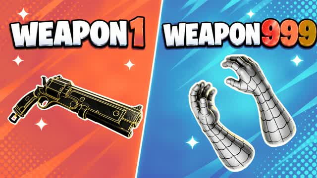 GUN GAME TU FERAS PAS DE BISOUS A OUIEM — Fortnite Creative map cover art