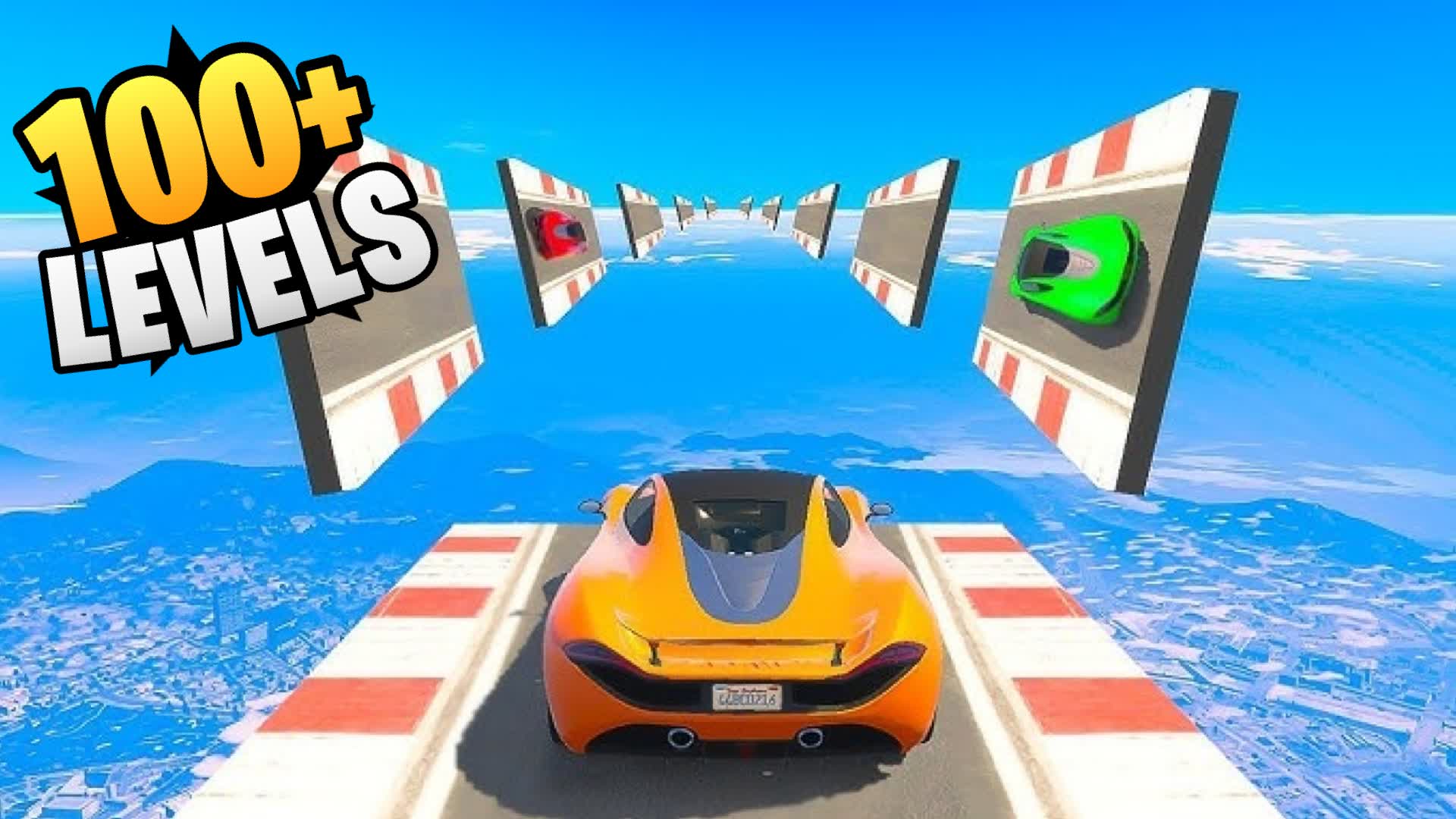 Challenge Car Parkour Obby — Fortnite Creative map
