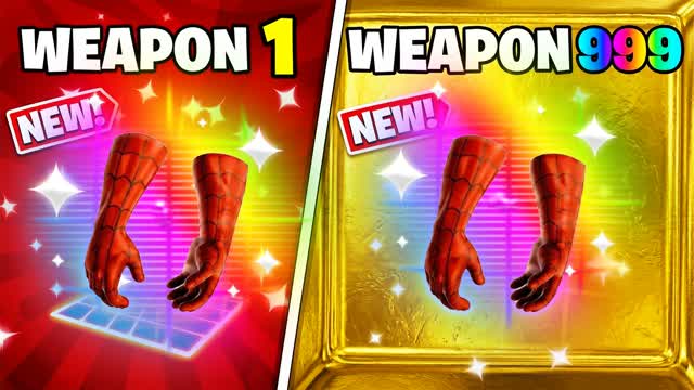 SPIDER-MAN GUN GAME UNC — Fortnite Creative map cover art