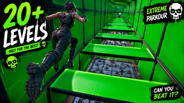 RAGE PARKOUR 20+    [4046] — Fortnite Creative map cover art