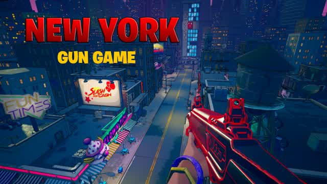 NEW YORK - GUN GAME — Fortnite Creative map