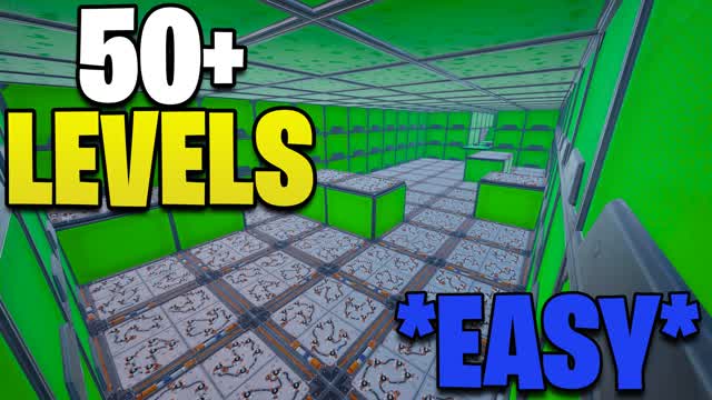 50 LEVEL DEATHRUN *EASY* 🏃‍♂️ — Fortnite Creative map