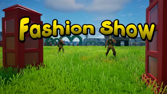 QY7 Fashion Show | الكبينة — Fortnite Creative map cover art