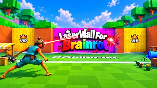 LaserWallForBrainrot — Fortnite Creative map