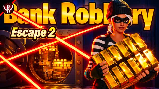 Bank Robbery Escape 2.0 — Fortnite Creative map cover art