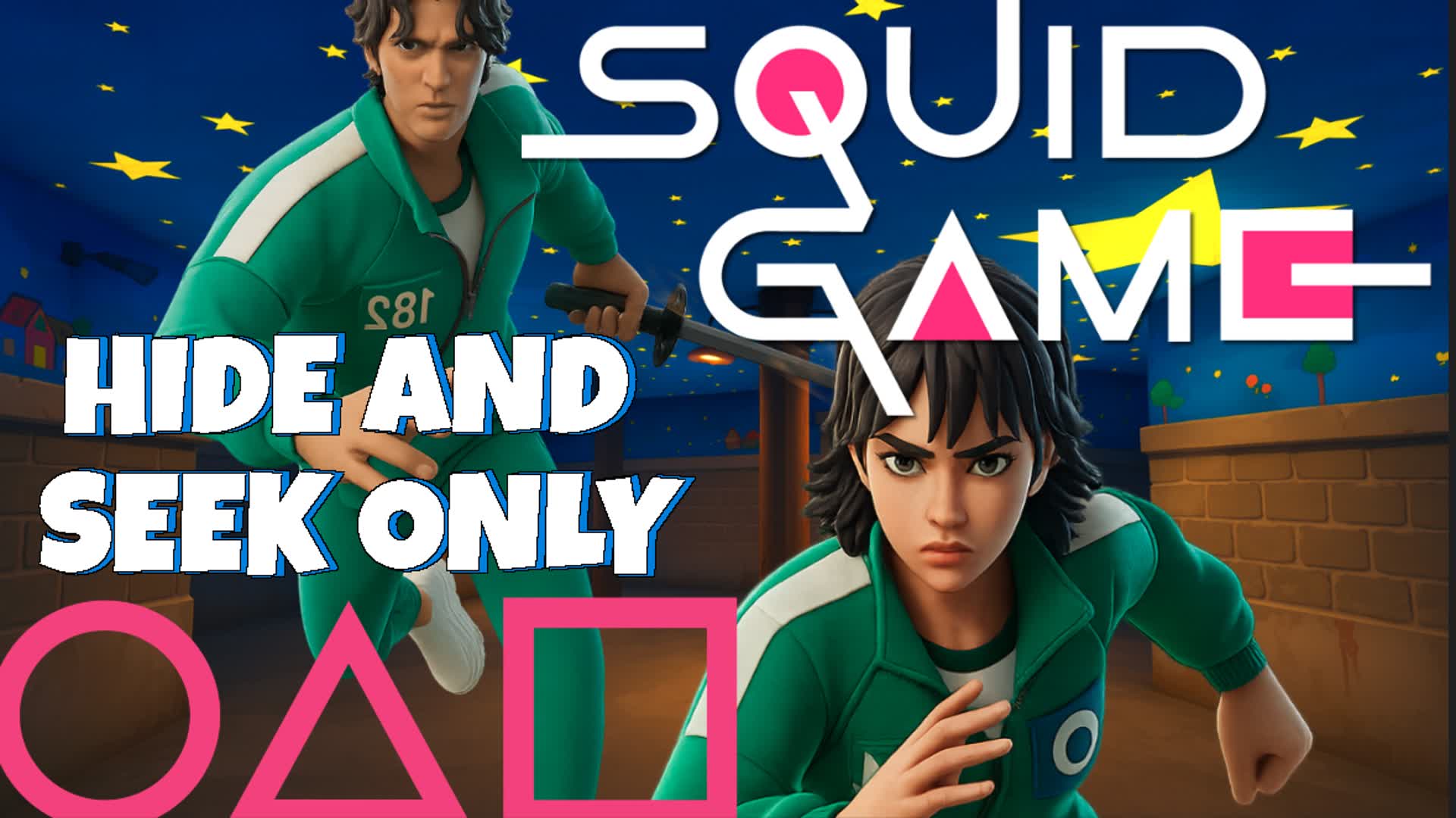 Squid Games: Hide and Seek ONLY — Fortnite Creative map