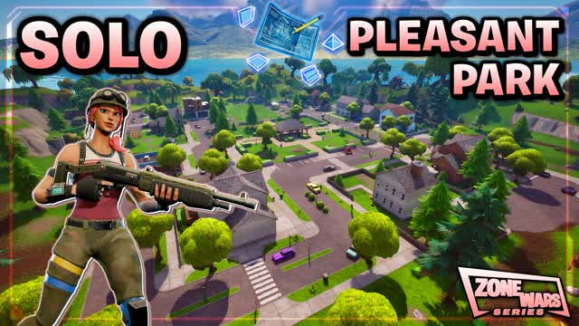 (Solo👤) Pleasant Zone Wars [Series] — Fortnite Creative map