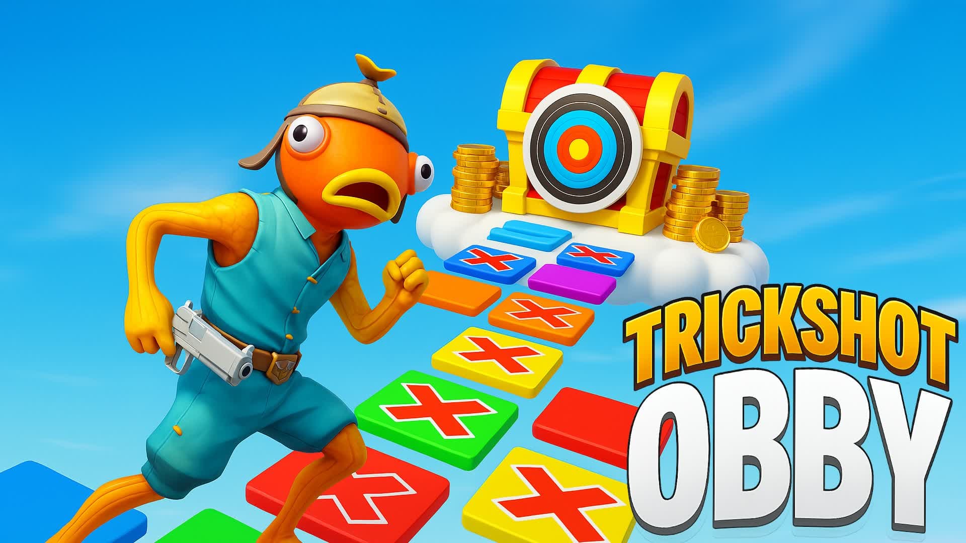 TRICKSHOT OBBY ONLY MAMMOTH — Fortnite Creative map