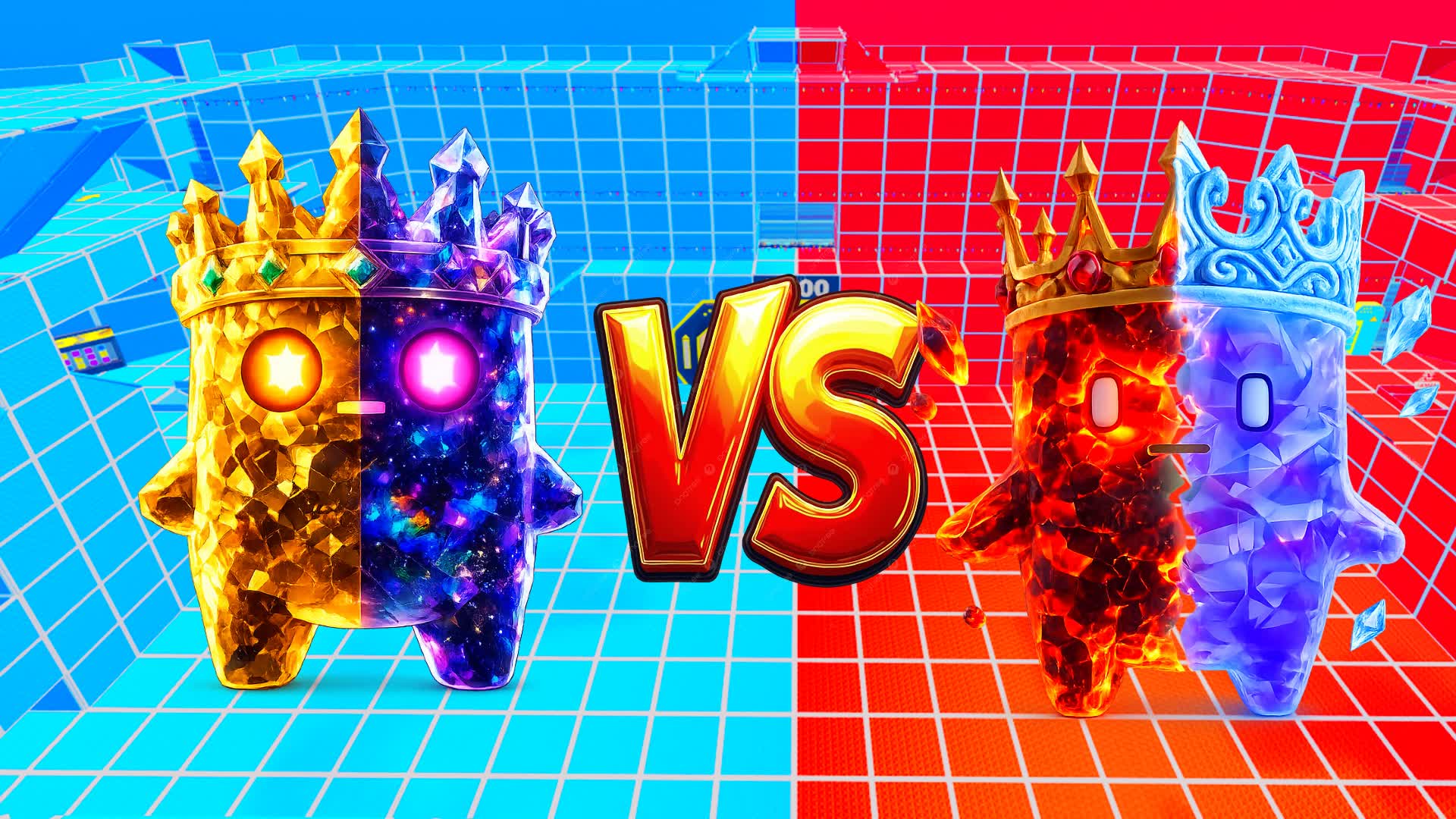 BLUUE VS REED AVENTURE — Fortnite Creative map
