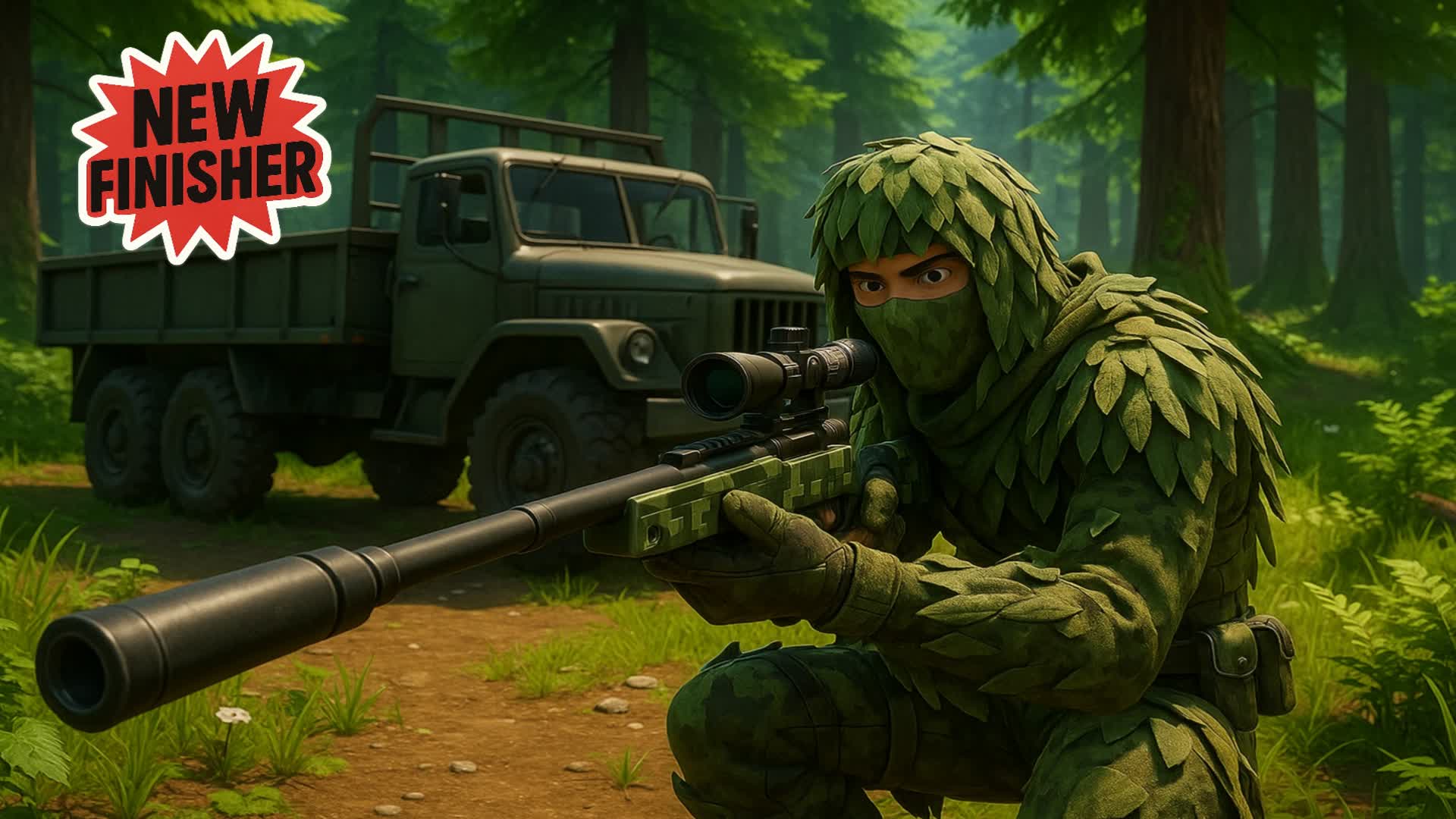 [FOREST] Sneaky Sniper Finisher One Shot — Fortnite Creative map