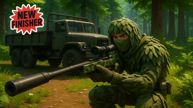 [FOREST] Sneaky Sniper Finisher One Shot — Fortnite Creative map cover art