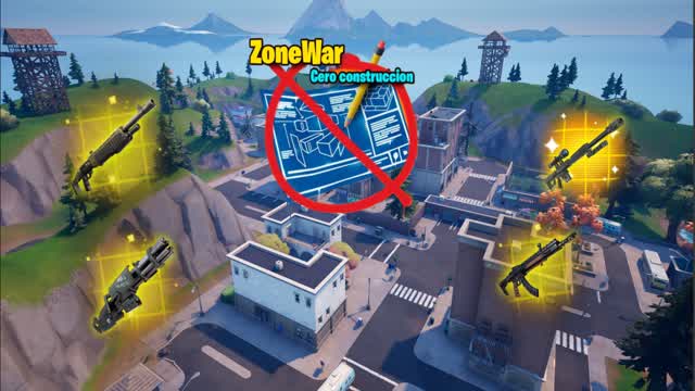 Zone Wars No Build — Fortnite Creative map cover art