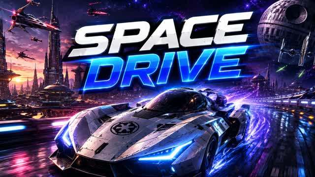 🌌SPACE DRIVE — Fortnite Creative map cover art