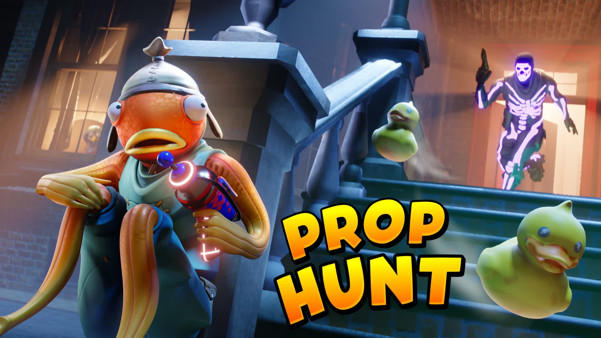 Horror House Prop Hunt — Fortnite Creative map