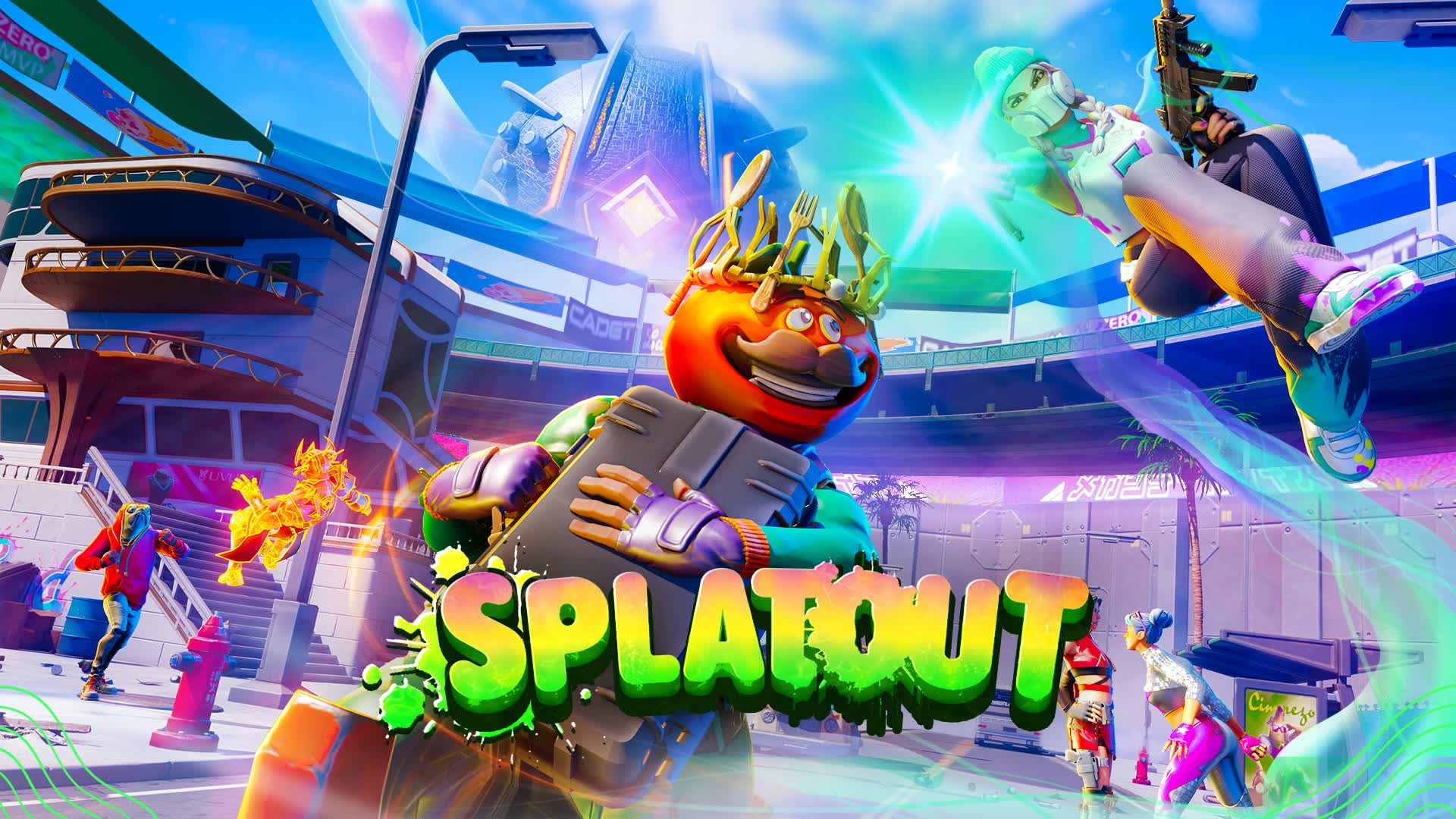 SPLATOUT! ZONE WARS 🍅 | ARENAS — Fortnite Creative map