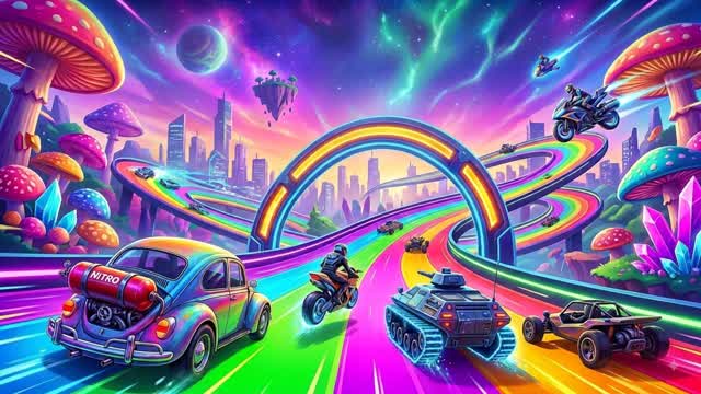 🚗SUPER REALISTIC FFA DRIVE CITY🚗2 — Fortnite Creative map