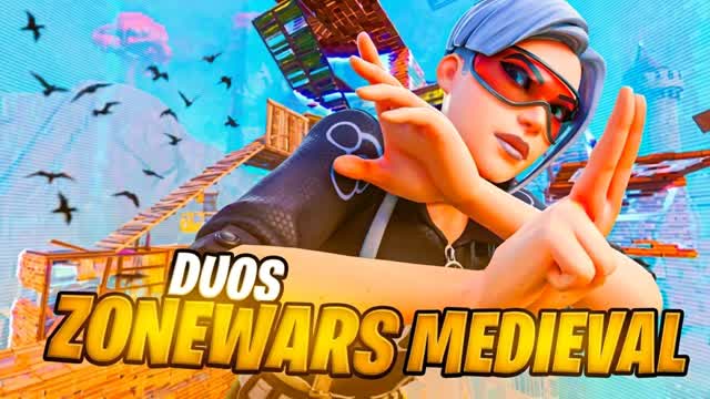 ZONE WARS - DUO MEDIEVAL — Fortnite Creative map