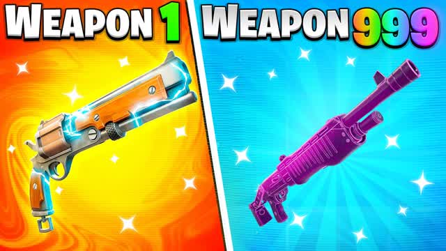 INFINITY CHAOS🔫GUN GAME⭐️ONE SHOT🎯 — Fortnite Creative map