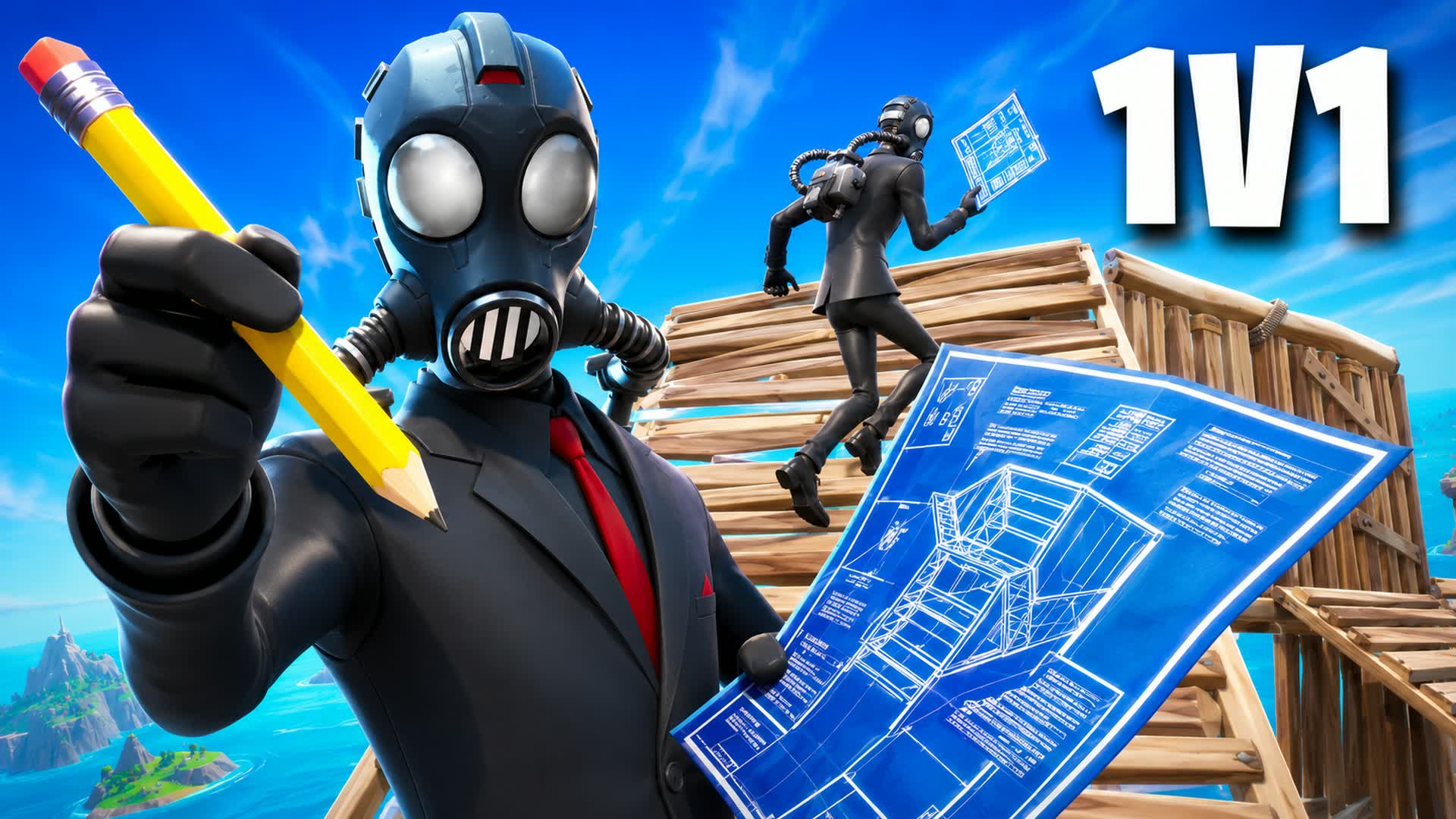 Fast Fight 1v1 — Fortnite Creative map