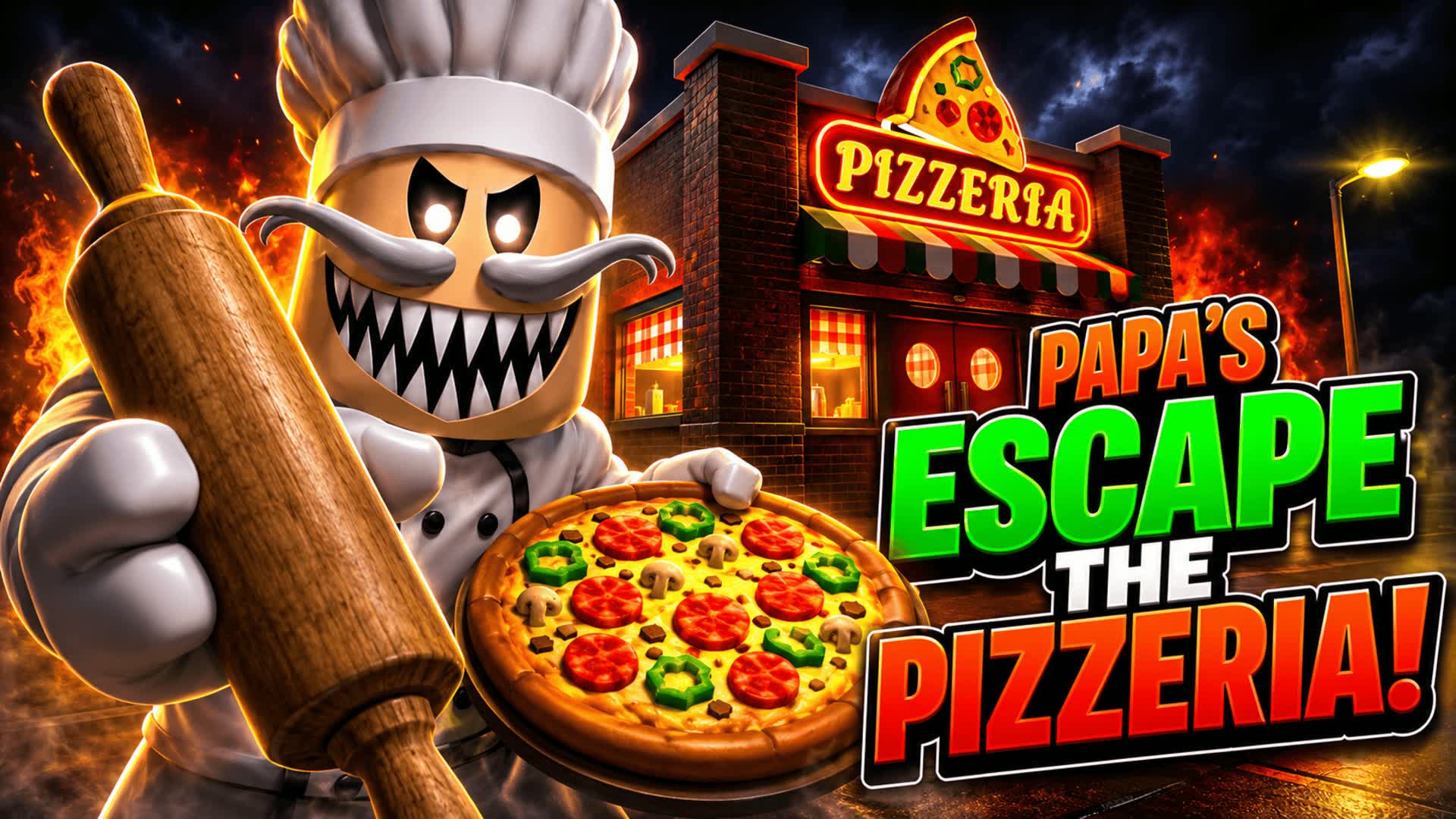 ESCAPE PAPA'S PIZZERIA🍕 — Fortnite Creative map