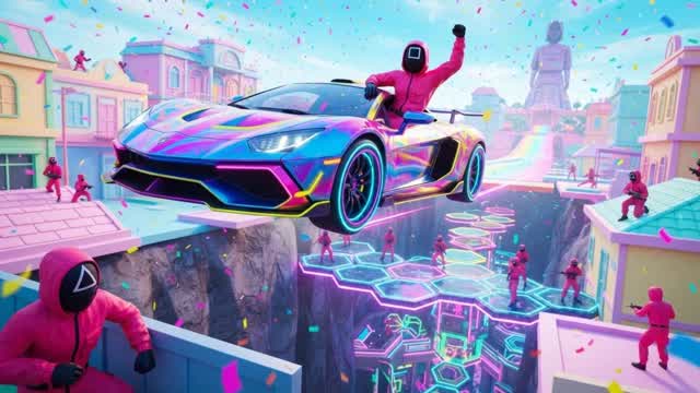 CAR GAME - MEGA RAMP - ALL WEAPONS — Fortnite Creative map